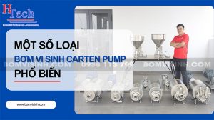 1 Số Loại Bơm Vi Sinh Carten Pump Phổ Biến Tại Việt Nam