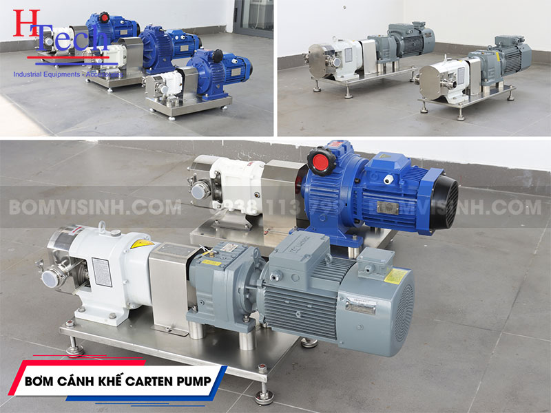 1 Số Loại Bơm Vi Sinh Carten Pump Phổ Biến Tại Việt Nam
