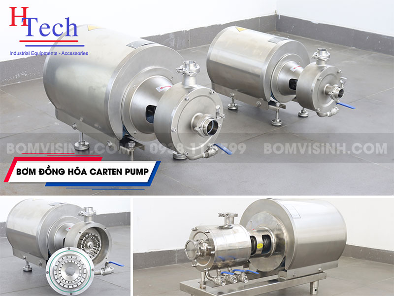 1 Số Loại Bơm Vi Sinh Carten Pump Phổ Biến Tại Việt Nam