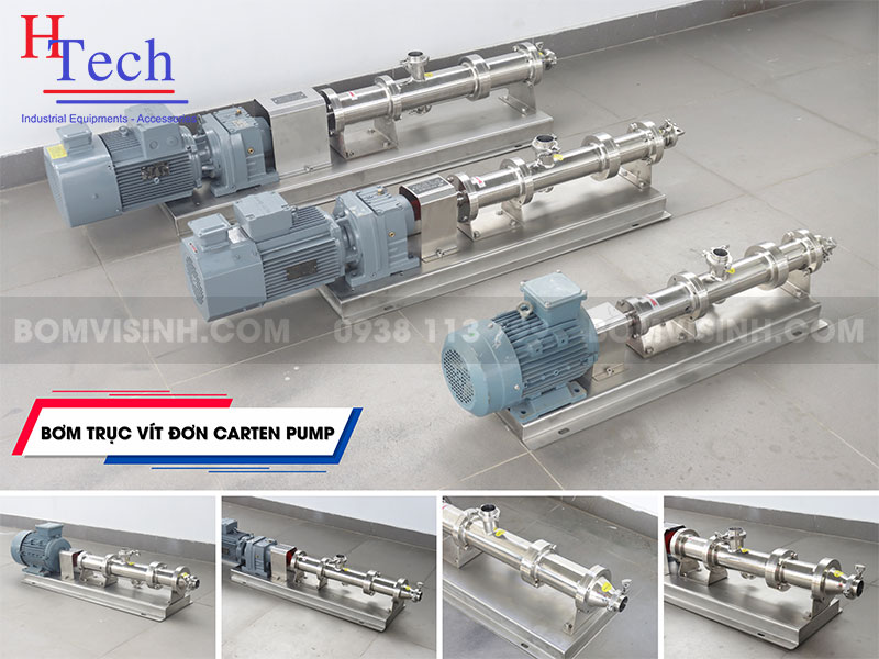 1 Số Loại Bơm Vi Sinh Carten Pump Phổ Biến Tại Việt Nam