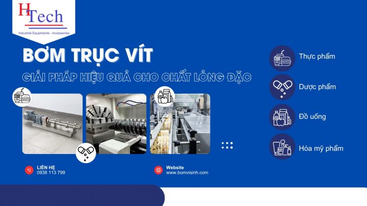 Bơm Trục Vít: Giảm Pháp Bơm Hiệu Quả Cho Chất Lỏng Đặc Trong Công Nghiệp