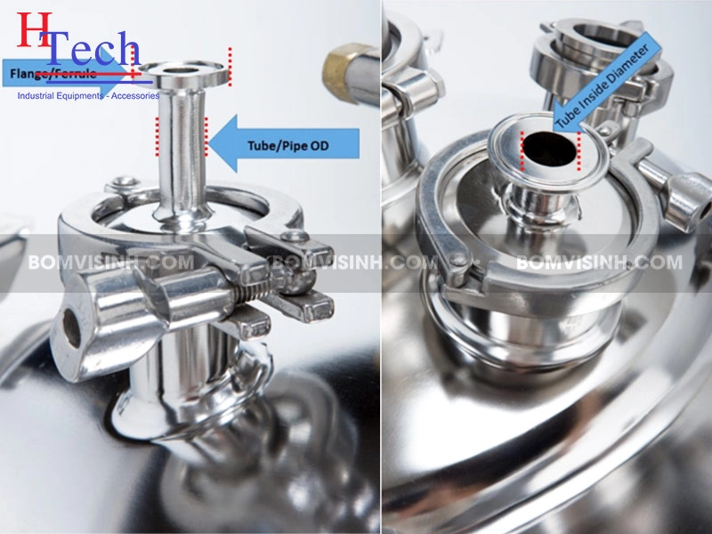Khớp nối vi sinh Carten Pipe với nhiều ứng dụng