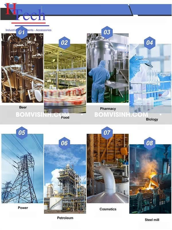 Các ứng dụng của van bi vi sinh điều khiển điện
