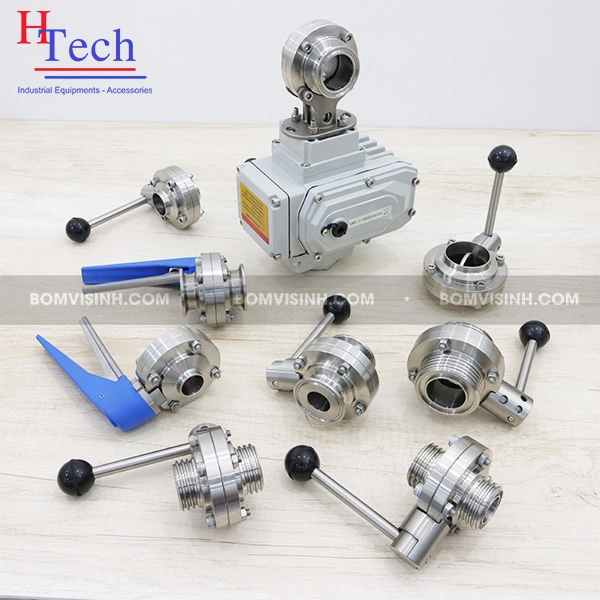 Các loại van bướm vi sinh Carten Pipe tại Huy Thành