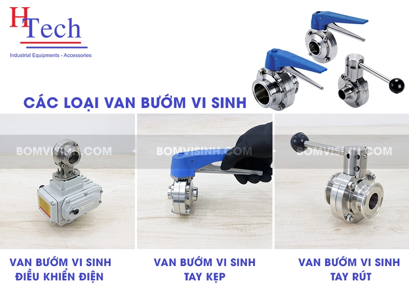 Các loại van bướm vi sinh Carten Pipe
