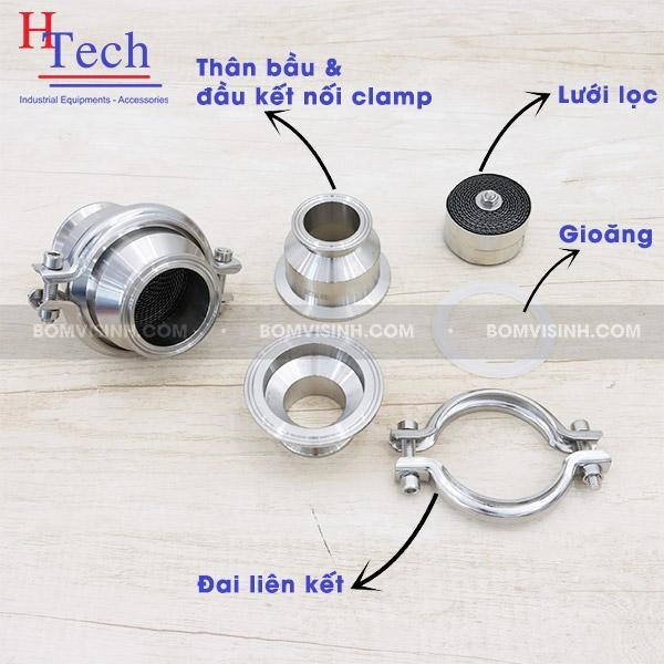bầu lọc đường ống vi sinh Carten Pipe