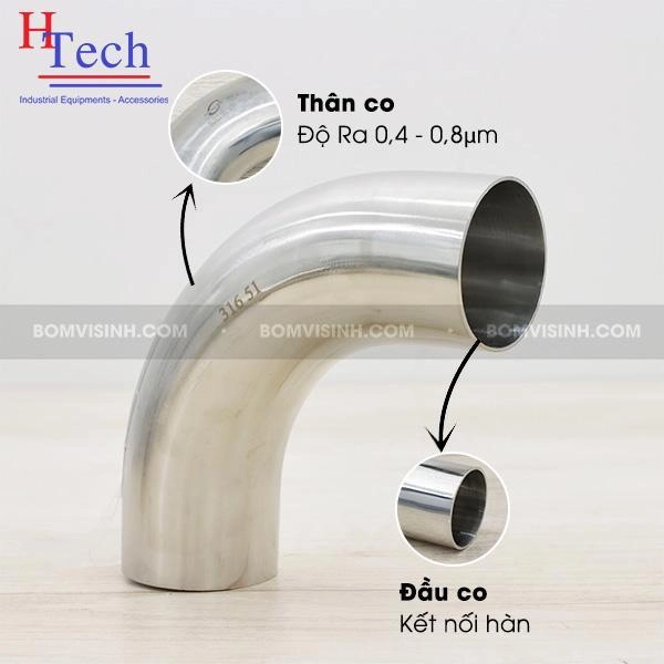 cấu tạo co dài 90 hàn vi sinh