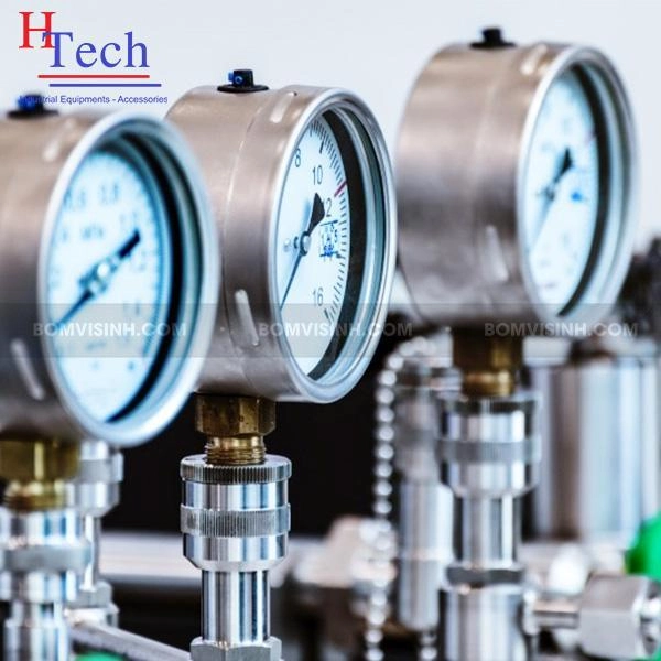 đồng hồ đo áp suất vi sinh dạng màng Carten Pipe