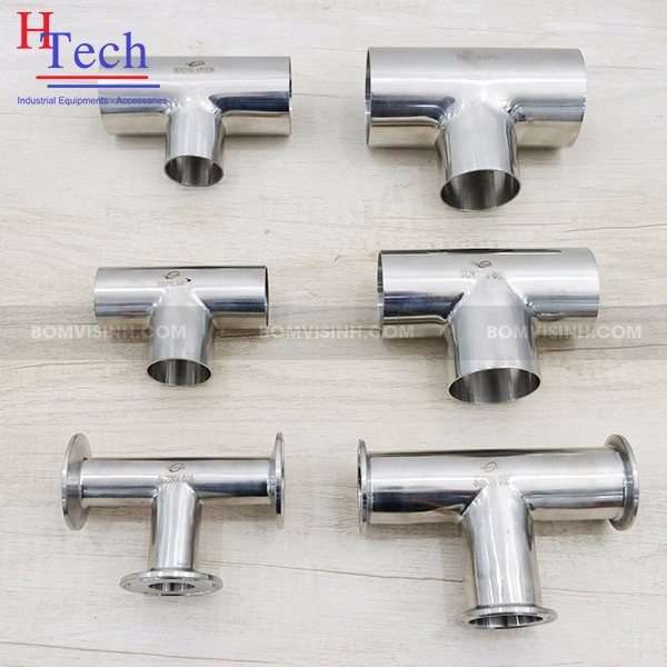 nối vi sinh Carten Pipe, các loại tê inox vi sinh