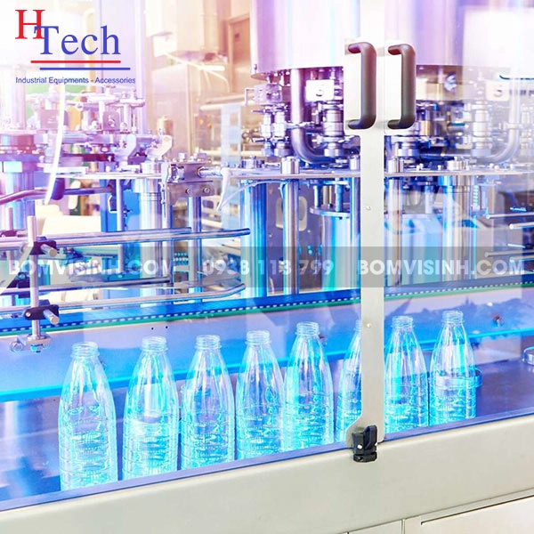 bơm ly tâm vi sinh ứng dụng nhiều trong nhà máy sản xuất