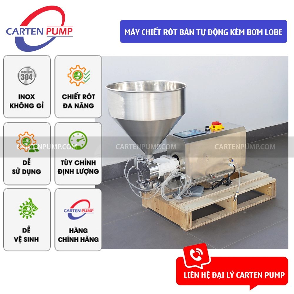 Hệ thống chiết rót chất đặc Carten Pump