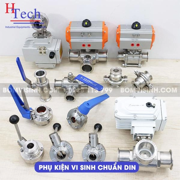 phụ kiện vi sinh chuẩn DIN