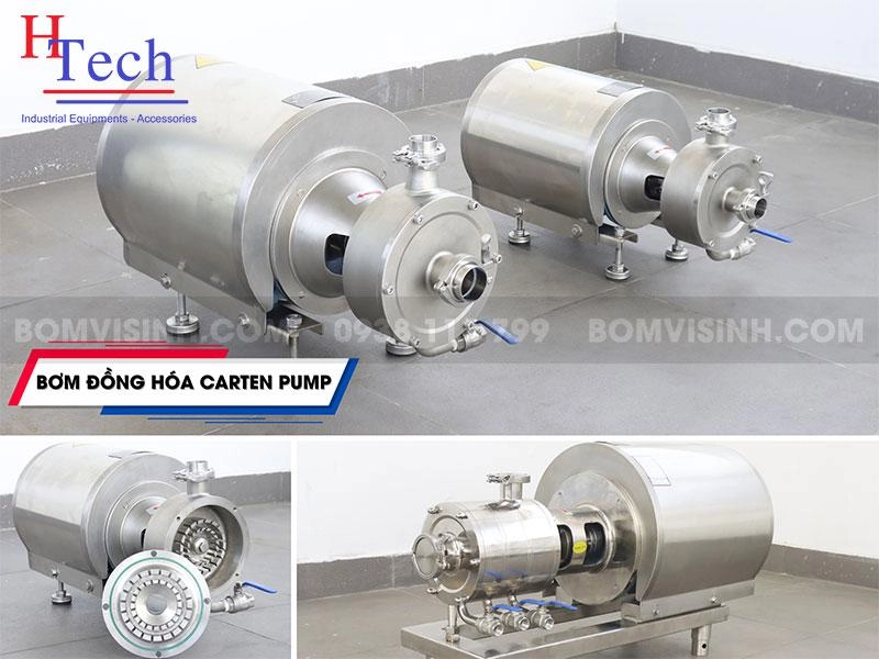 1 Số Loại Bơm Vi Sinh Carten Pump Phổ Biến Tại Việt Nam