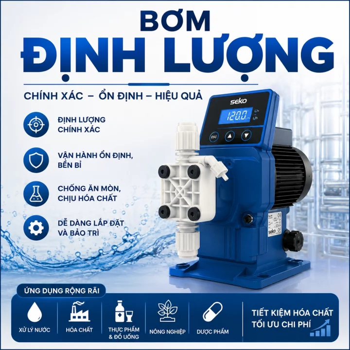 Bơm định lượng - Bơm vi sinh